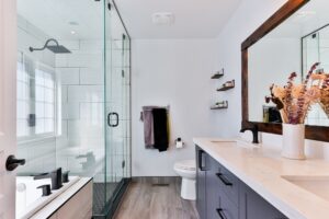 shower installation, shower remodel, bathroom remodel, walk in shower